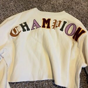 Champion crop sweatshirt